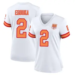 Nike Emeka Egbuka Tampa Bay Buccaneers Game White '76 50th Season Jersey - Women's