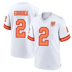 Nike Emeka Egbuka Tampa Bay Buccaneers Game White '76 50th Season Jersey - Youth