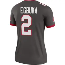Nike Emeka Egbuka Tampa Bay Buccaneers Legend Pewter Alternate Jersey - Women's