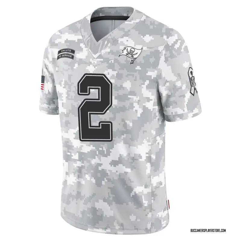 Nike Emeka Egbuka Tampa Bay Buccaneers Limited Arctic Camo 2024 Salute to Service Jersey - Men's