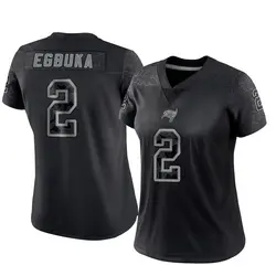 Nike Emeka Egbuka Tampa Bay Buccaneers Limited Black Reflective Jersey - Women's