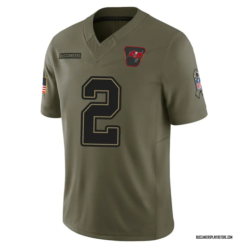 Nike Emeka Egbuka Tampa Bay Buccaneers Limited Olive 2025 Salute to Service Jersey - Men's