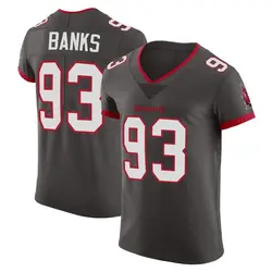 Nike Eric Banks Tampa Bay Buccaneers Elite Pewter Alternate Vapor Jersey - Men's