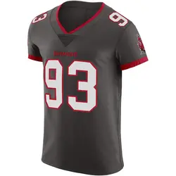 Nike Eric Banks Tampa Bay Buccaneers Elite Pewter Alternate Vapor Jersey - Men's
