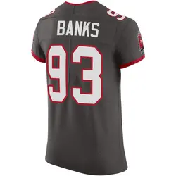 Nike Eric Banks Tampa Bay Buccaneers Elite Pewter Alternate Vapor Jersey - Men's