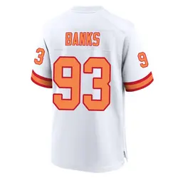 Nike Eric Banks Tampa Bay Buccaneers Game White '76 50th Season Jersey - Youth