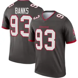 Nike Eric Banks Tampa Bay Buccaneers Legend Pewter Alternate Jersey - Men's