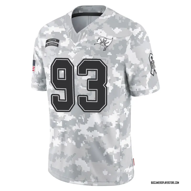 Nike Eric Banks Tampa Bay Buccaneers Limited Arctic Camo 2024 Salute to Service Jersey - Youth