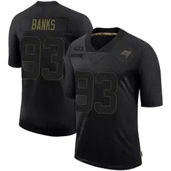 Nike Eric Banks Tampa Bay Buccaneers Limited Black 2020 Salute To Service Jersey - Men's