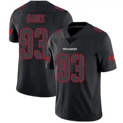 Nike Eric Banks Tampa Bay Buccaneers Limited Black Impact Jersey - Youth