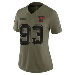 Nike Eric Banks Tampa Bay Buccaneers Limited Olive 2025 Salute to Service Jersey - Women's