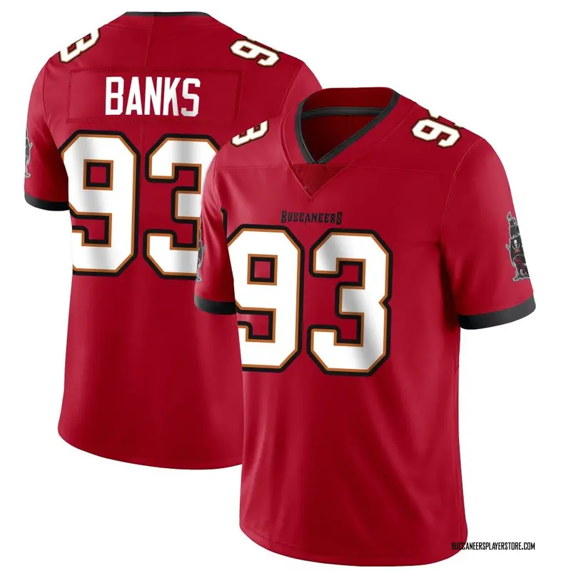 Nike Eric Banks Tampa Bay Buccaneers Limited Red Team Color Vapor Untouchable Jersey - Men's