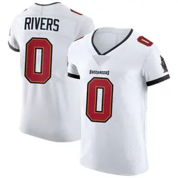 Nike Eric Rivers Tampa Bay Buccaneers Elite White Vapor Jersey - Men's