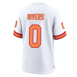 Nike Eric Rivers Tampa Bay Buccaneers Game White '76 50th Season Jersey - Men's