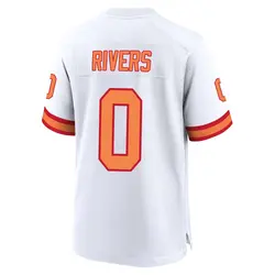 Nike Eric Rivers Tampa Bay Buccaneers Game White '76 Jersey - Youth
