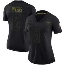 Nike Eric Rivers Tampa Bay Buccaneers Limited Black 2020 Salute To Service Jersey - Women's