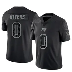 Nike Eric Rivers Tampa Bay Buccaneers Limited Black Reflective Jersey - Men's