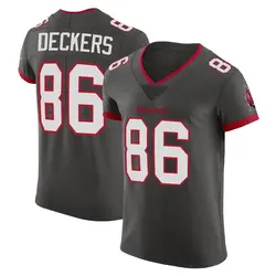 Nike Evan Deckers Tampa Bay Buccaneers Elite Pewter Alternate Vapor Jersey - Men's