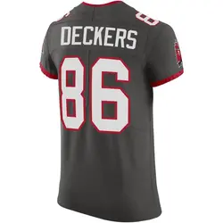 Nike Evan Deckers Tampa Bay Buccaneers Elite Pewter Alternate Vapor Jersey - Men's