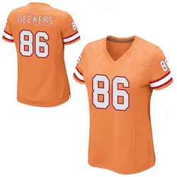 Nike Evan Deckers Tampa Bay Buccaneers Game Orange Alternate Jersey - Women's