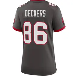 Nike Evan Deckers Tampa Bay Buccaneers Game Pewter Alternate Jersey - Women's