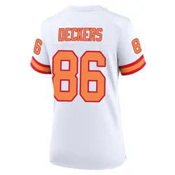 Nike Evan Deckers Tampa Bay Buccaneers Game White '76 Jersey - Women's