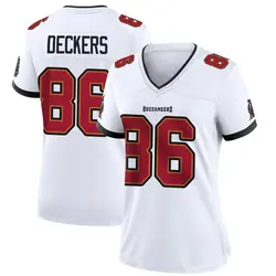 Nike Evan Deckers Tampa Bay Buccaneers Game White Jersey - Women's