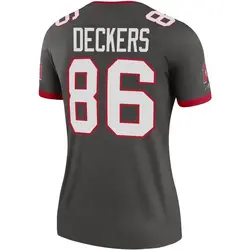 Nike Evan Deckers Tampa Bay Buccaneers Legend Pewter Alternate Jersey - Women's
