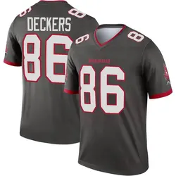 Nike Evan Deckers Tampa Bay Buccaneers Legend Pewter Alternate Jersey - Youth