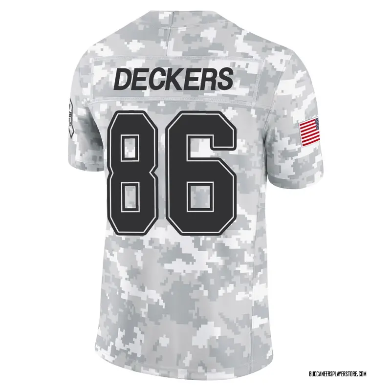 Nike Evan Deckers Tampa Bay Buccaneers Limited Arctic Camo 2024 Salute to Service Jersey - Men's