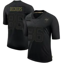 Nike Evan Deckers Tampa Bay Buccaneers Limited Black 2020 Salute To Service Jersey - Men's
