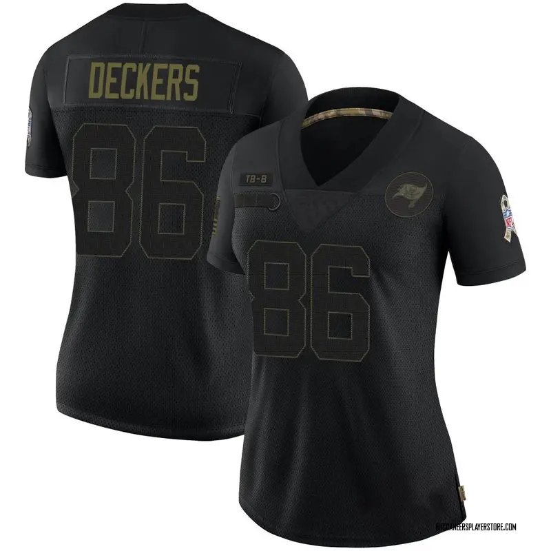 Nike Evan Deckers Tampa Bay Buccaneers Limited Black 2020 Salute To Service Jersey - Women's