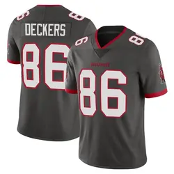 Nike Evan Deckers Tampa Bay Buccaneers Limited Pewter Alternate Vapor Jersey - Youth