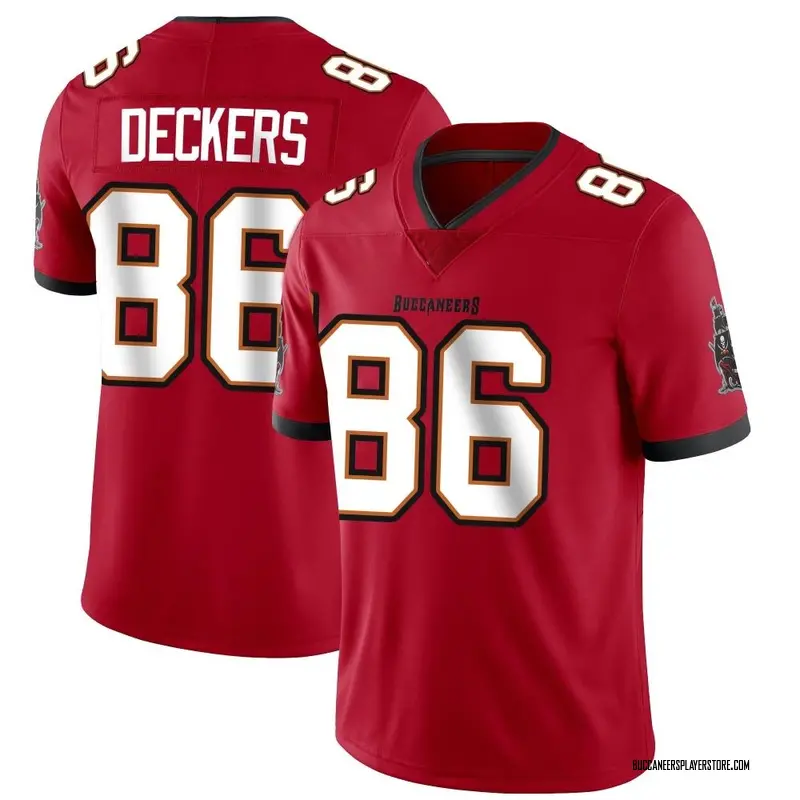 Nike Evan Deckers Tampa Bay Buccaneers Limited Red Team Color Vapor Untouchable Jersey - Men's