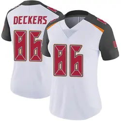 Nike Evan Deckers Tampa Bay Buccaneers Limited White Vapor Untouchable Jersey - Women's