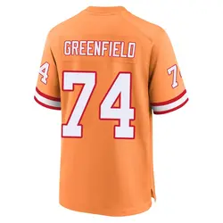 Nike Garret Greenfield Tampa Bay Buccaneers Game Green Creamsicle 50th Season Jersey - Men's