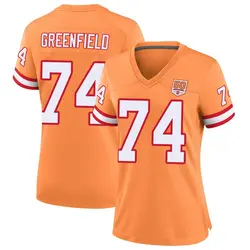 Nike Garret Greenfield Tampa Bay Buccaneers Game Green Creamsicle 50th Season Jersey - Women's