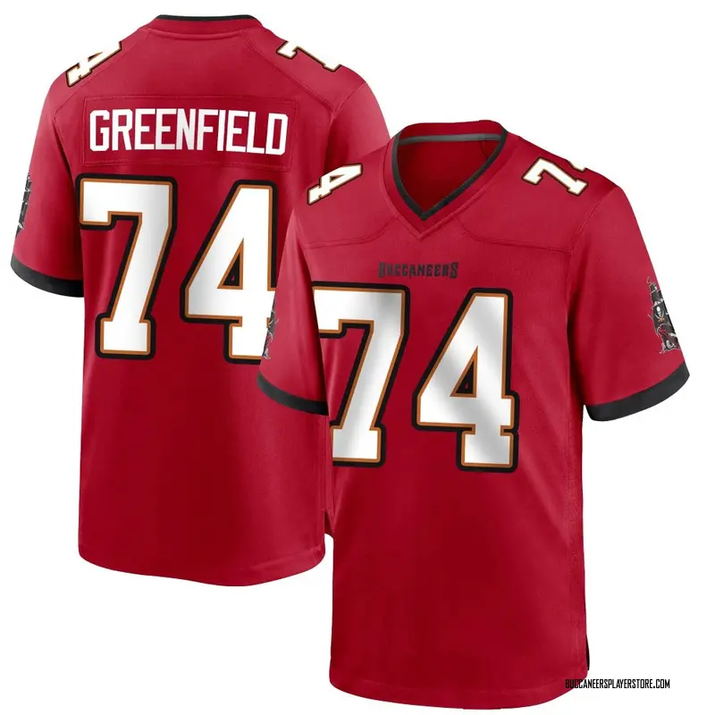 Nike Garret Greenfield Tampa Bay Buccaneers Game Green Red Team Color Jersey - Youth