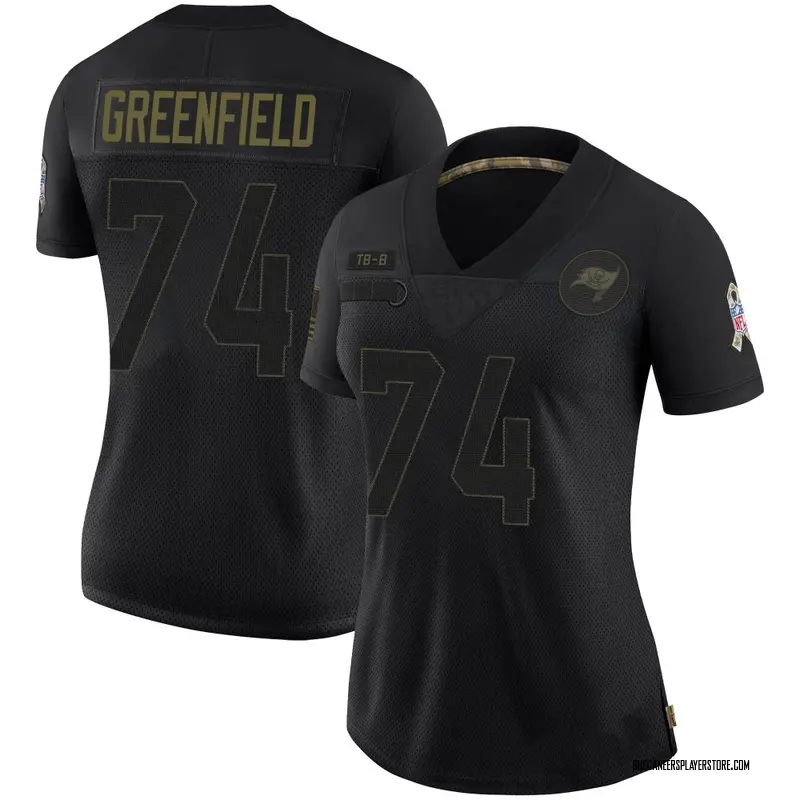 Nike Garret Greenfield Tampa Bay Buccaneers Limited Green Black 2020 Salute To Service Jersey - Women's