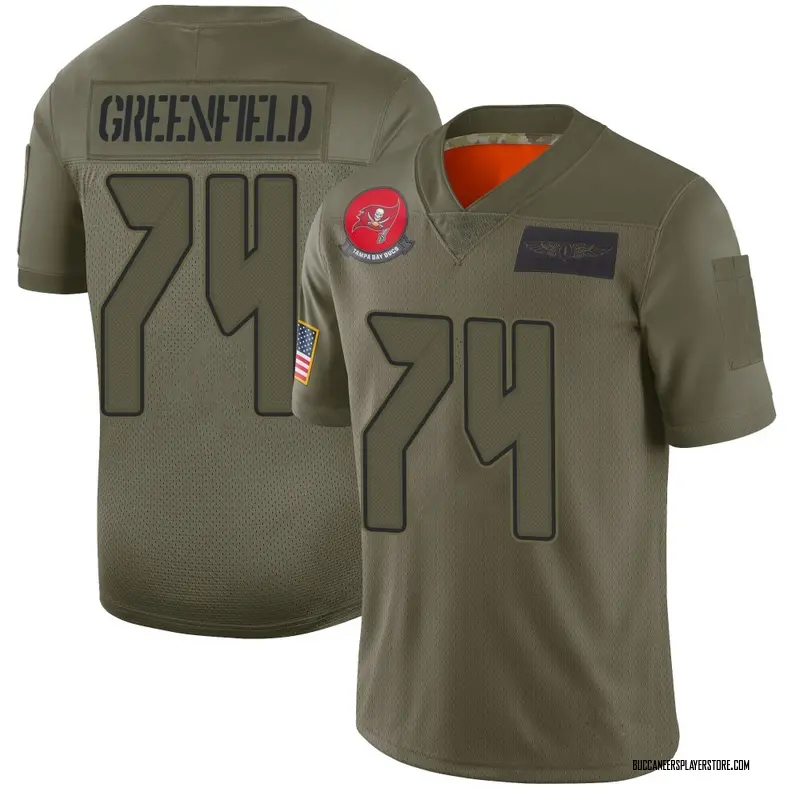 Nike Garret Greenfield Tampa Bay Buccaneers Limited Green Camo 2019 Salute to Service Jersey - Men's