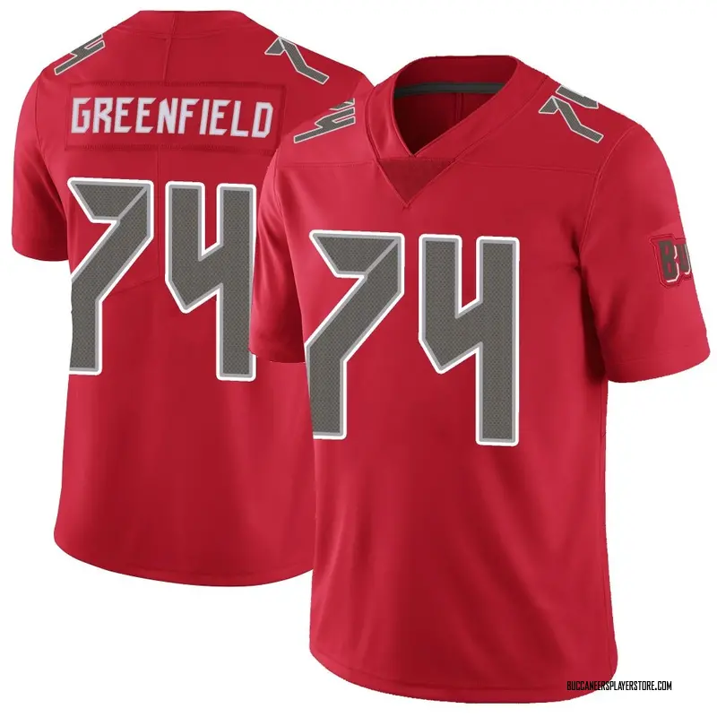 Nike Garret Greenfield Tampa Bay Buccaneers Limited Green Color Rush Red Jersey - Youth