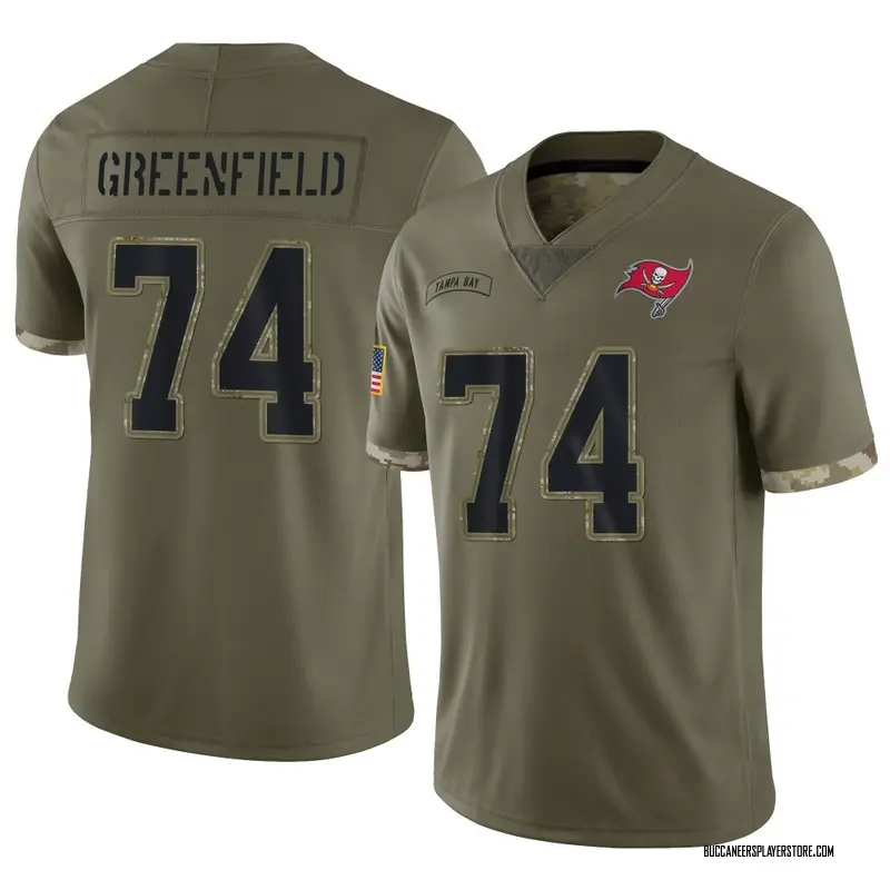 Nike Garret Greenfield Tampa Bay Buccaneers Limited Green Olive 2022 Salute To Service Jersey - Men's