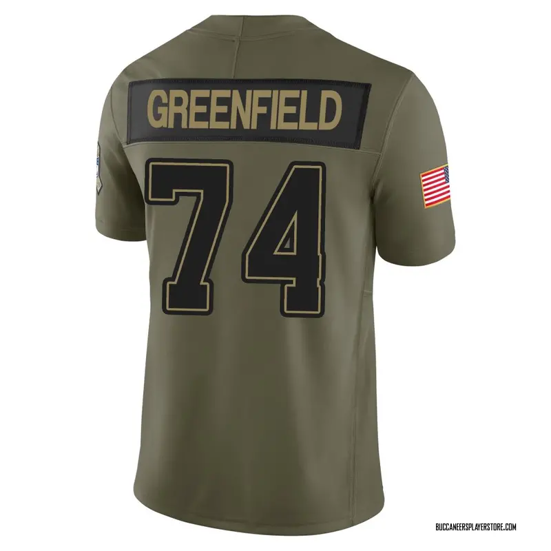Nike Garret Greenfield Tampa Bay Buccaneers Limited Green Olive 2025 Salute to Service Jersey - Men's
