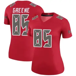 Nike Garrett Greene Tampa Bay Buccaneers Legend Green Color Rush Red Jersey - Women's
