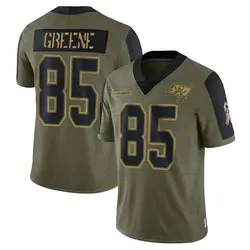Nike Garrett Greene Tampa Bay Buccaneers Limited Green Olive 2021 Salute To Service Jersey - Youth