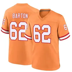Nike Graham Barton Tampa Bay Buccaneers Game Orange Throwback Jersey - Youth