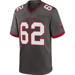 Nike Graham Barton Tampa Bay Buccaneers Game Pewter Alternate Jersey - Men's