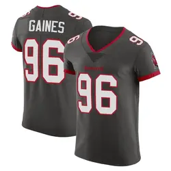 Nike Greg Gaines Tampa Bay Buccaneers Elite Pewter Alternate Vapor Jersey - Men's