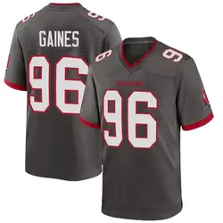 Nike Greg Gaines Tampa Bay Buccaneers Game Pewter Alternate Jersey - Men's