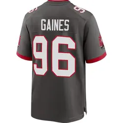 Nike Greg Gaines Tampa Bay Buccaneers Game Pewter Alternate Jersey - Men's